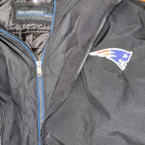 Weatherproof Flex Tech Hooded Jacket Patriots NFL Black Water Resistant  XL - Picture 12 of 16
